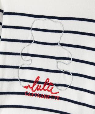 Pull rayé en fine maille douce bébé fille - LuluCastagnette vue2 - LULUCASTAGNETTE - GEMO