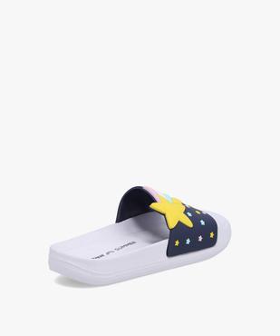 Mules de piscine fille décor étoile filante pastel vue4 - GEMO (ENFANT) - GEMO