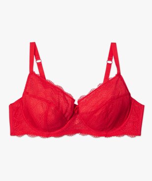 Soutien-gorge emboitant à armatures en dentelle grande taille vue7 - GEMO(HOMWR FEM) - GEMO
