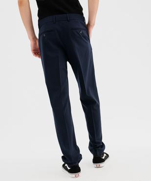 Pantalon de costume en viscose texturée homme vue7 - GEMO 4G HOMME - GEMO