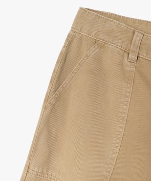 Pantalon wide leg multi-poches fille vue3 - GEMO (JUNIOR) - GEMO