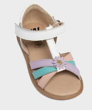 Sandales en cuir à brides croisées bébé fille - Na! vue5 - NA! GEMO FOR GOOD - GEMO