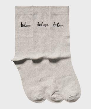 Chaussettes unies homme (lot de 3) - Lee Copper vue1 - LEE COOPER - GEMO