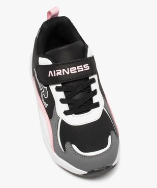 Baskets fille extra légères à lacets et scratch – Airness Angela vue5 - AIRNESS - GEMO