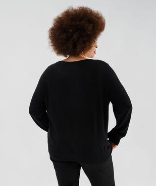 Gilet fin long à col rond femme grande taille vue7 - GEMO (G TAILLE) - GEMO