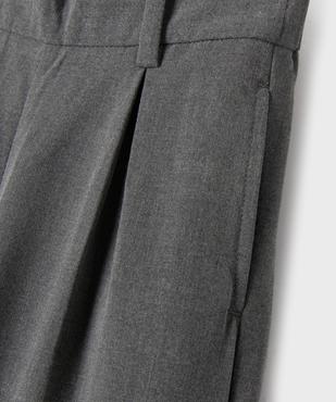 Pantalon large à pinces fille vue2 - GEMO (ENFANT) - GEMO