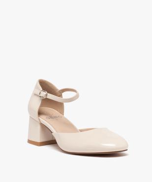 Sandales femme compensées à brides strass vue2 - GEMO(URBAIN) - GEMO