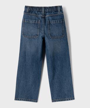 Jean straight ajustable garçon vue3 - GEMO 4G GARCON - GEMO