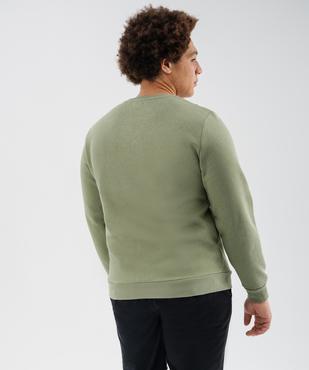 Sweat en molleton doux homme vue8 - GEMO 4G HOMME - GEMO