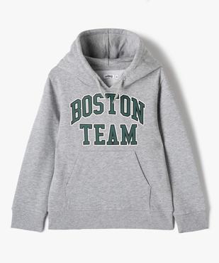 Sweat à capuche esprit streetwear garçon vue1 - GEMO (ENFANT) - GEMO