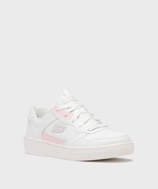Baskets basses en matière vegan et semelle à mémoire de forme femme - Skechers vue2 - SKECHERS - GEMO
