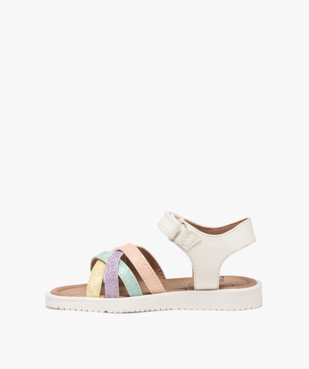 Sandales fille avec brides croisées à paillettes  vue4 - LOVELY WINGS - GEMO