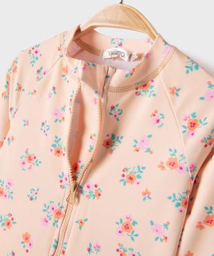 Maillot de bain combinaison à motifs fleuris bébé fille vue2 - GEMO(BEBE DEBT) - GEMO