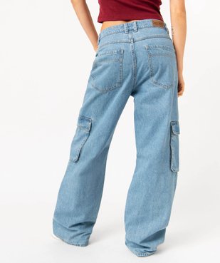 Jean wide legs cargo taille haute femme - Camps United vue3 - CAMPS UNITED - GEMO