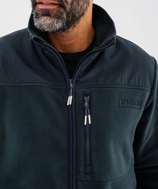 Sweat zippé en polaire avec col montant homme - Roadsign vue6 - ROADSIGN G4G - GEMO