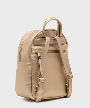 Sac à dos en matière métallisées et textile femme vue2 - GEMO (ACCESS) - GEMO