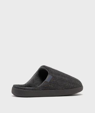Chaussons mules à rayures multicolores homme - Isotoner vue4 - ISOTONER - GEMO