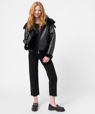 Jean femme coupe droite longueur 7/8ème vue5 - GEMO 4G FEMME - GEMO