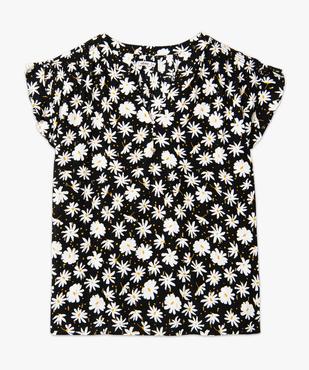 Blouse imprimée à manches courtes femme grande taille vue4 - GEMO (G TAILLE) - GEMO