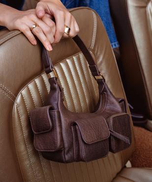 Sac porté épaule multipoches femme vue3 - GEMO (ACCESS) - GEMO