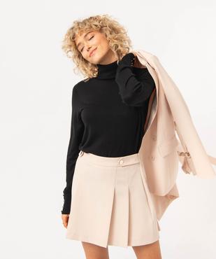 Pull à col roulé en maille fine femme vue1 - GEMO 4G FEMME - GEMO