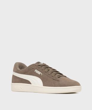 Baskets dessus cuir homme Smash 3.0 - Puma vue3 - PUMA - GEMO