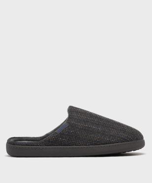 Chaussons mules à rayures multicolores homme - Isotoner vue1 - ISOTONER - GEMO