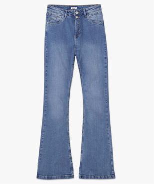 Jean femme coupe bootcut taille haute vue4 - GEMO 4G FEMME - GEMO