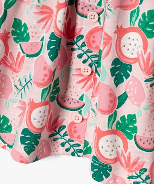 Robe sans manches effet 2-en-1 bébé fille vue2 - GEMO(BEBE DEBT) - GEMO