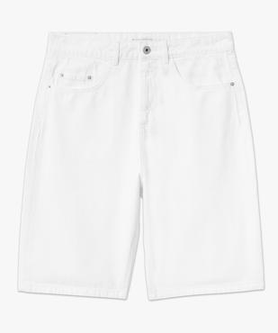 Bermuda en jean coupe droite et large homme vue4 - GEMO 4G HOMME - GEMO