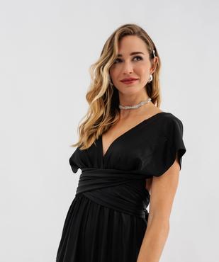 Combinaison pantalon multilook en maille fluide et brillante femme vue5 - GEMO(FEMME PAP) - GEMO