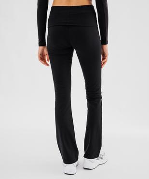 Pantalon loungewear flare femme vue3 - GEMO 4G FEMME - GEMO
