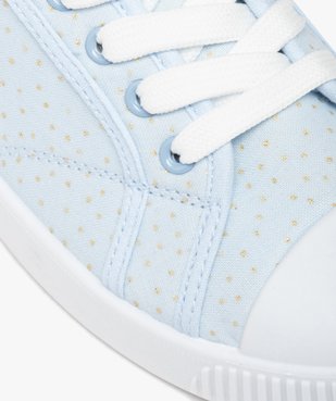 Baskets femme en toile à pois métallisés et bout renforcé vue7 - GEMO (SPORTSWR) - GEMO