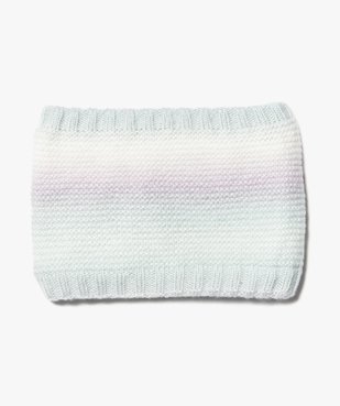 Echarpe snood bébé fille en maille doublée polaire vue1 - GEMO(BEBE DEBT) - GEMO