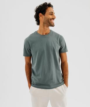 Tee-shirt à manches courtes et col rond homme vue1 - GEMO 4G HOMME - GEMO