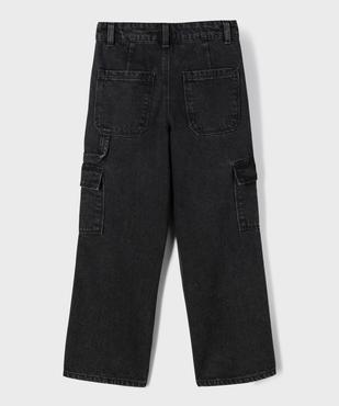 Jean Cargo Straight avec taille ajustable fille  vue7 - GEMO (ENFANT) - GEMO