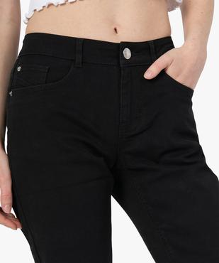 Pantacourt femme en toile 5 poches vue2 - GEMO (JEAN) - GEMO