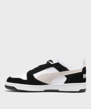 Baskets basses en cuir Rebound V6 homme - Puma vue3 - PUMA - GEMO