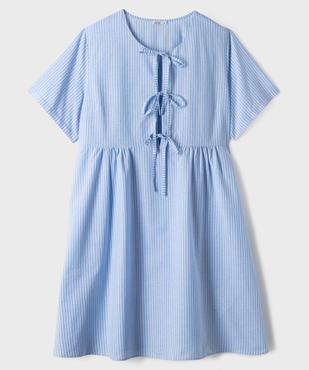 Robe à rayures en coton femme grande taille vue1 - GEMO (G TAILLE) - GEMO