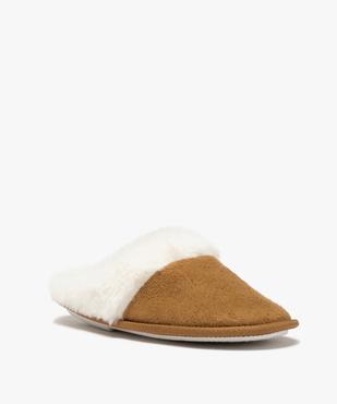 Chaussons femme mules plates à doublure douce vue2 - GEMO(HOMWR FEM) - GEMO
