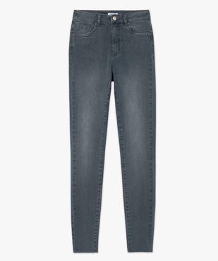 Jean femme coupe skinny taille haute vue4 - GEMO 4G FEMME - GEMO