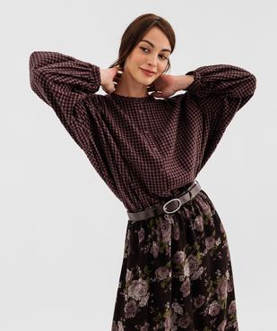 Blouse manches bouffantes femme vue3 - GEMO(FEMME PAP) - GEMO