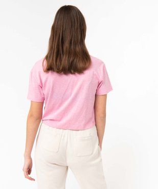 Tee-shirt femme à manches courtes inscription XXL - Camps United vue3 - CAMPS UNITED - GEMO