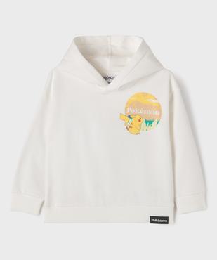 Sweat à capuche motif devant et dos garçon - Pokemon vue1 - POKEMON - GEMO