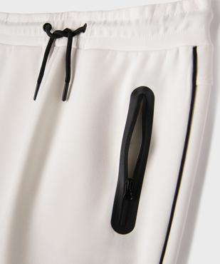 Pantalon de jogging avec liserés contrastants garçon vue2 - GEMO (JUNIOR) - GEMO