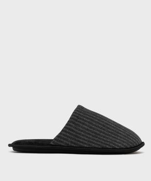 Chaussons mules à rayures homme vue1 - GEMO(HOMWR HOM) - GEMO