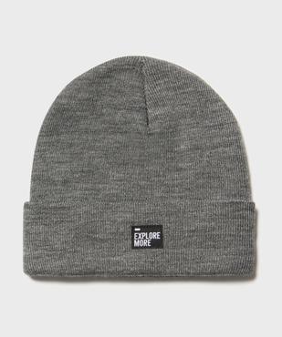 Bonnet uni en maille fine garçon  vue1 - GEMO (JUNIOR) - GEMO