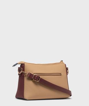 Sac tricolore à bandoulière amovible femme vue2 - GEMO (ACCESS) - GEMO