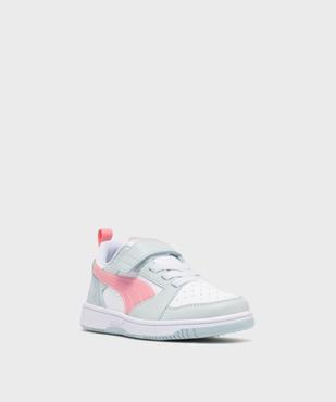 Baskets basses à empiècements irisés Rebound V6 Space Belle fille - Puma vue2 - PUMA - GEMO