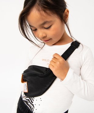 Sac banane en toile avec motif pailleté fille vue5 - GEMO (ENFANT) - GEMO